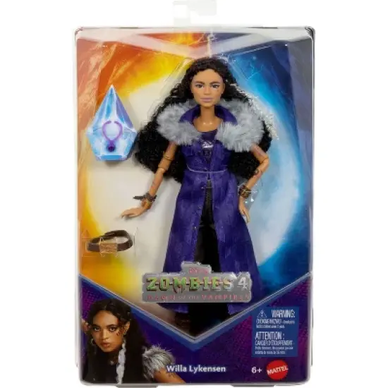 Disney Zombies 4: Dawn of the Vampires Willa Lykensen Doll with Movie-Inspired Outfit & Accessories image {5}
