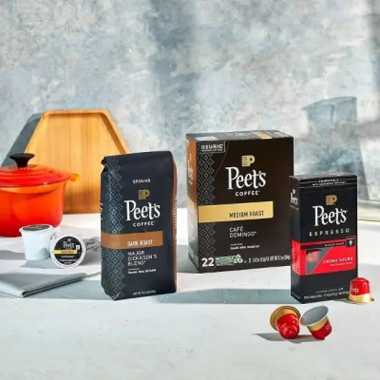 Peet's Italian Dark Roast Ground Coffee - 10.5oz image {6}