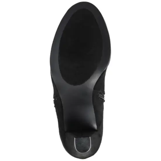 Journee Collection Womens Sanzi Comfort Insole Inside Zip Block Heel Booties image {4}