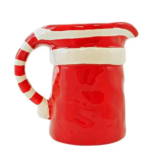 Transpac 7.5 Inch Sweet Santa Pitcher , Christmas Party Claus (1PC) image {1}