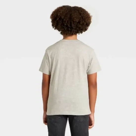 Boys' Monster Jam Grave Digger Short Sleeve Graphic T-Shirt - Gray image {2}