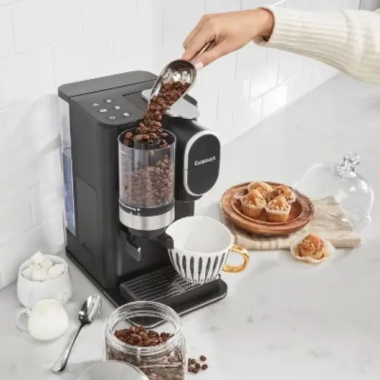 Cuisinart Single-Serve Grind and Brew - Black - DGB-2: Coffee Maker with Grinder, 12 oz Capacity, LED Indicator Light image {20}