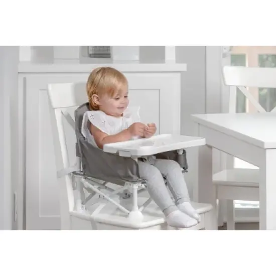 Regalo My Chair Portable Feeding Booster Seat - Gray image {6}