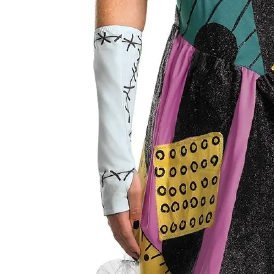 Adult Disney the Nightmare Before Christmas Sally Deluxe Halloween Costume Dress image {2}