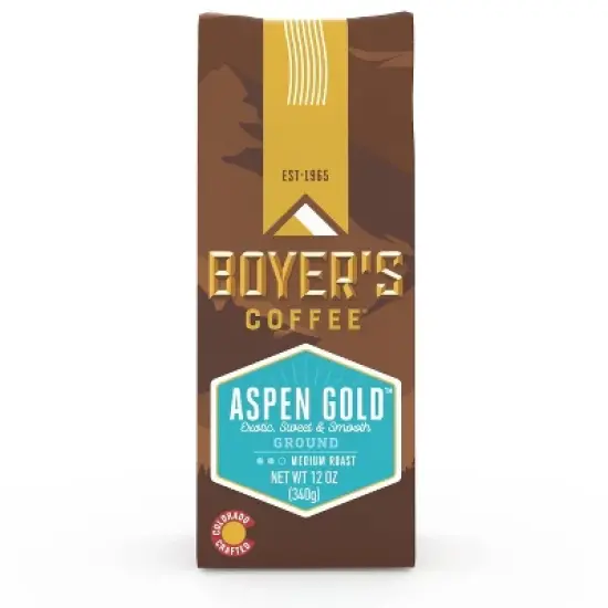 Boyer's Coffee Aspen Gold  Medium Roast Ground Coffee - 12oz image {3}