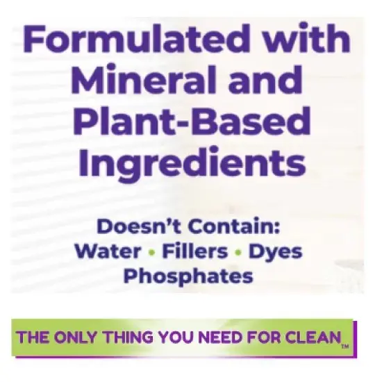 Powerizer Complete Multipurpose Laundry, Dishwasher Detergent & All-Purpose Household Cleaner - All Natural & Cruelty-Free image {8}