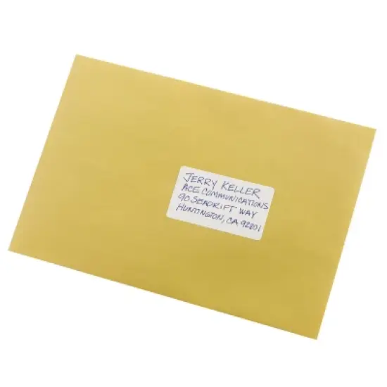 Avery Multi-Use Permanent Labels, 1.5" x 2.75", White, Non-Printable, 8 Packs, 608 Blank Labels Total (21924) image {1}