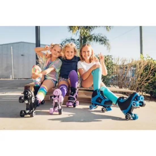 Crazy Skates Sk8 Adjustable Roller Skates For Girls - Great Beginner Kids Quad Skates image {5}