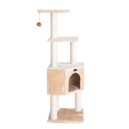 Armarkat Classic Real Wood Cat Tree - Beige image {5}