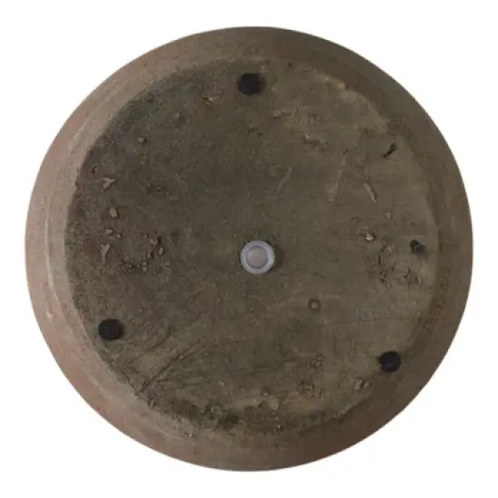 Rustic Wide Round Plant Pot for Indoor Plants or Outdoor - Traditional Clay Design That Adds Timeless Charm to Porch, Patio, or Entryway - 9" Brown image {6}