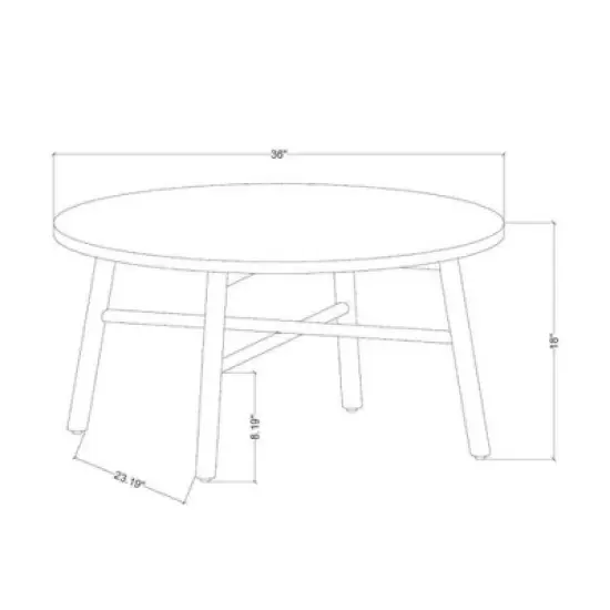 Shaker Coffee Table - Hearth & Hand&trade; with Magnolia image {5}
