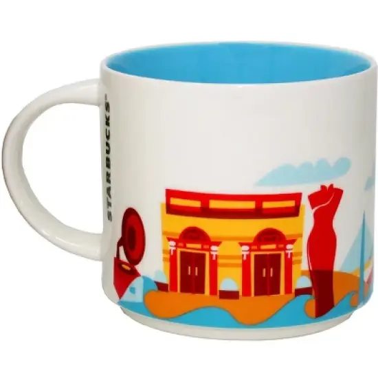 Starbucks You Are Here Series Shanghai Ceramic Mug, 14 Oz image {1}