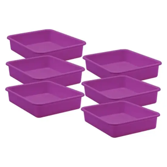 Teacher Created Resources&reg; Purple Large Plastic Letter Tray, Pack of 6 image {3}