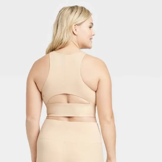 Women's Light Support Brushed Sculpt High-Neck Sports Bra - All in Motion&trade; image {3}