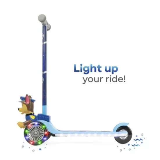 Paw Patrol Chase 3D Tilt and Turn Scooter with Light Up Deck and Wheels image {8}