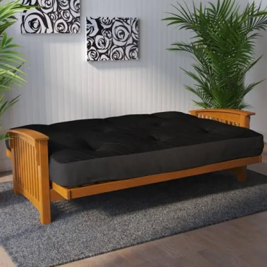 8" Full Fletcher Thermobonded High Density Polyester Fill Futon Mattress - Room & Joy image {3}