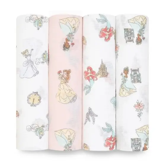 aden + anais essentials Muslin Swaddle Blankets - 4pk image {9}