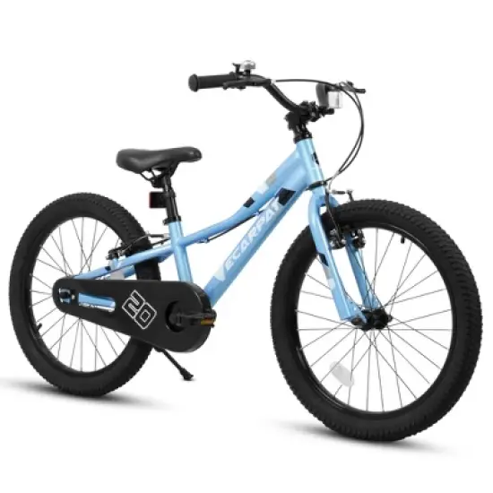 NAYSAYE Bicycle 20 Inch Kids Bike 1 Speed with V Brake and Coaster Brake for Children, Blue, 52.3"*21.6"*30.3" image {5}