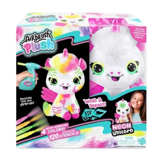 Canal Toys Airbrush Plush: Washable Art Markers for Kids, Medium Point, Yellow, Pink, Green, Ages 6+ image {6}