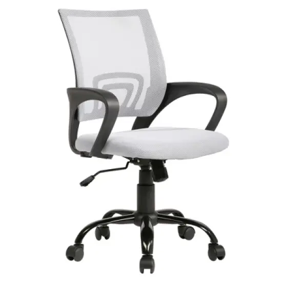 FDW Office Chair Cheap Desk Chair Mesh Computer Chair Back Support Modern Executive Adjustable Chair Task Rolling Swivel Chair image {14}