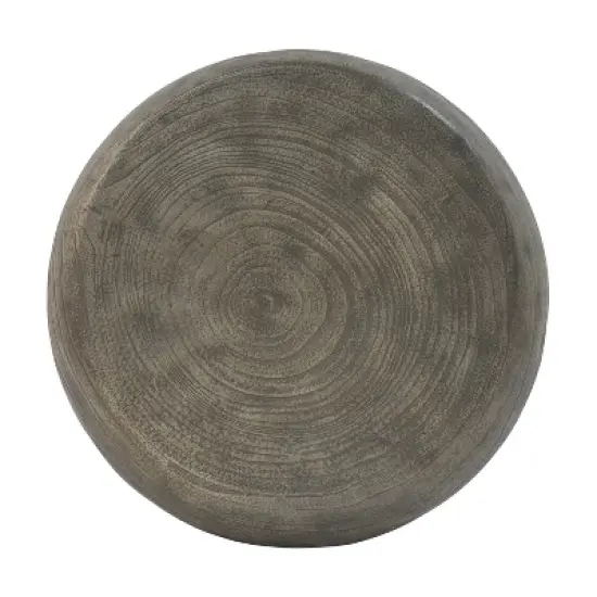 Christopher Knight Home Triton Outdoor Mushroom Lightweight Concrete Wood-like texture Side Table image {5}