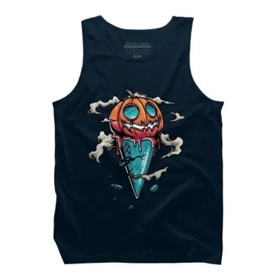 Men's Design By Humans Halloween By anggatantama Tank Top image {6}