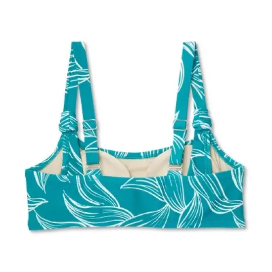 Nursing Bikini Maternity Top - Isabel Maternity by Ingrid & Isabel&trade; Turquoise Green Floral image {5}