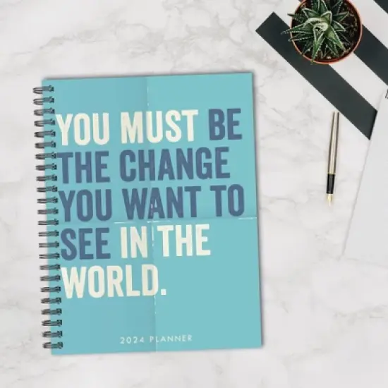 Willow Creek Press 2024 Weekly Planner 8.5"x6.5" Softcover Change image {4}