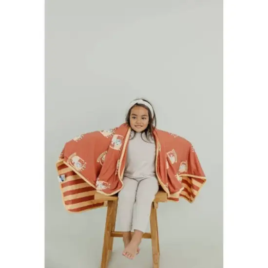 Copper Pearl 3-Layer Baby Quilt - Gryffindor image {4}