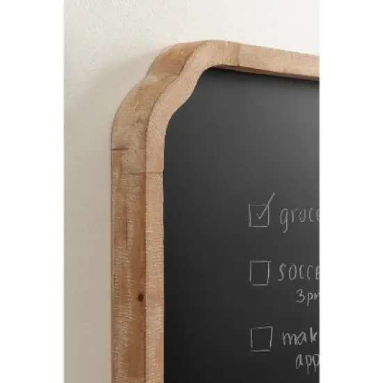 Kate & Laurel All Things Decor 20"X30" Marston Wood Framed Chalkboard Brown image {8}