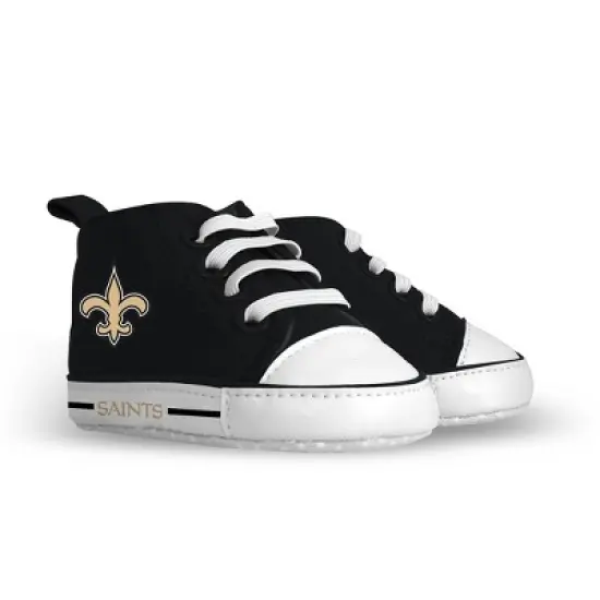 Baby Fanatic Pre-Walkers High-Top Unisex Baby Shoes -  NFL New Orleans Saints image {1}