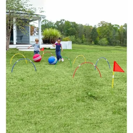 HearthSong Oversized Kick Croquet Outdoor Game for Kids image {9}