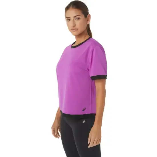 ASICS Women's KATE MESH SHORT SLEEVE Training Apparel 2032C441 image {2}