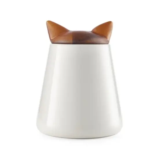 nambe Cat Treat Jar image {6}