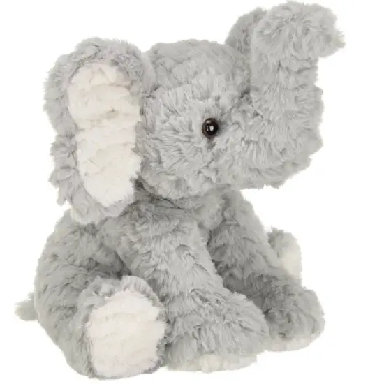 Bearington Dinky Plush Gray Elephant Stuffed Animal, 10.5 Inch image {1}