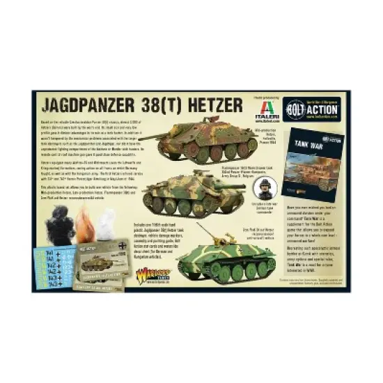 Jagdpanzer 38(t) Hetzer (2018 Edition) Miniatures Box Set image {1}