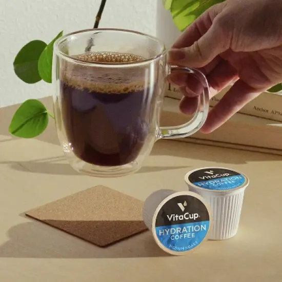 VitaCup Hydration Coffee Pods w/ Electrolytes & Magnesium Medium Roast Coffee - 36ct image {5}