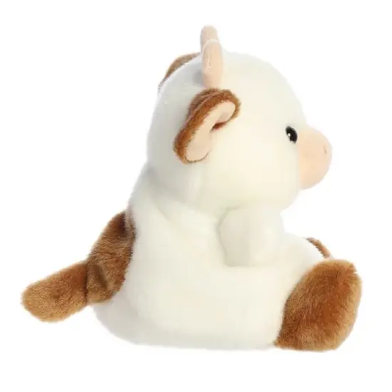 Aurora Mini Caroline Brown Cow Palm Pals Adorable Stuffed Animal 4.5" image {2}