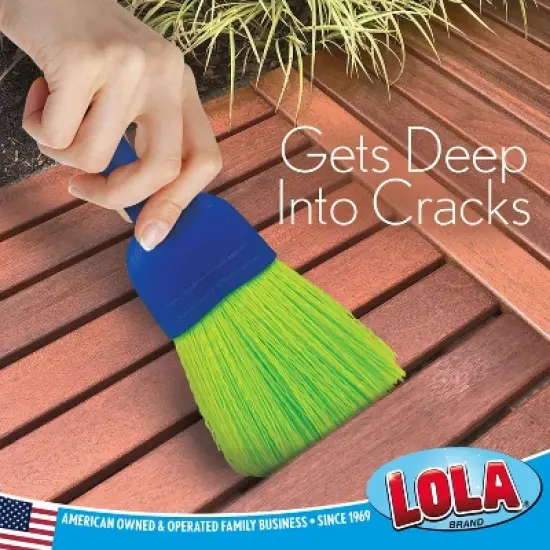 Lola Products Whisk Broom, Hand Brush, Durable Bristles, Whisks Away Dirt & Debris, Compact, Hang Hole for Easy Storage, Indoor/Outdoor, 72 Pack image {4}
