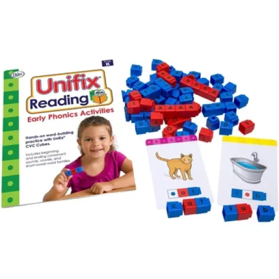Didax Unifix Reading Early Phonics Activity Kit, Kindergarten image {1}