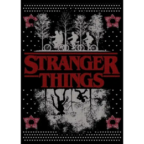 Men's Stranger Things Ugly Christmas Style Sweatshirt image {1}