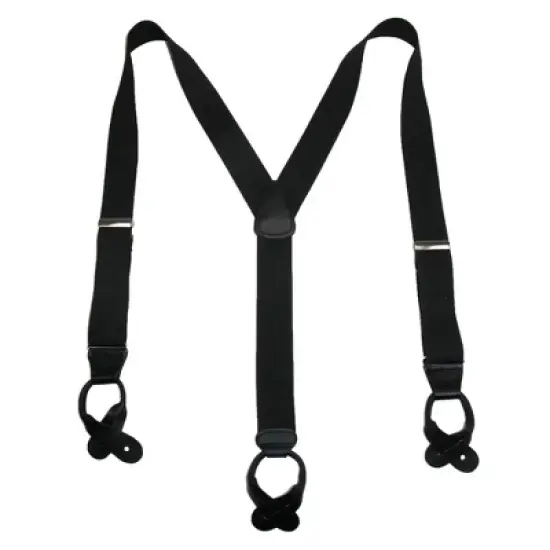 CTM Men's Big & Tall Elastic Button End Suspender with Bachelor Buttons image {3}