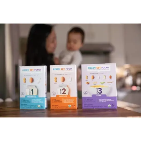 Ready, Set, Food! Early Allergen Introduction Mixins Baby Meals - Stage 3 - 15 days - 1oz image {3}