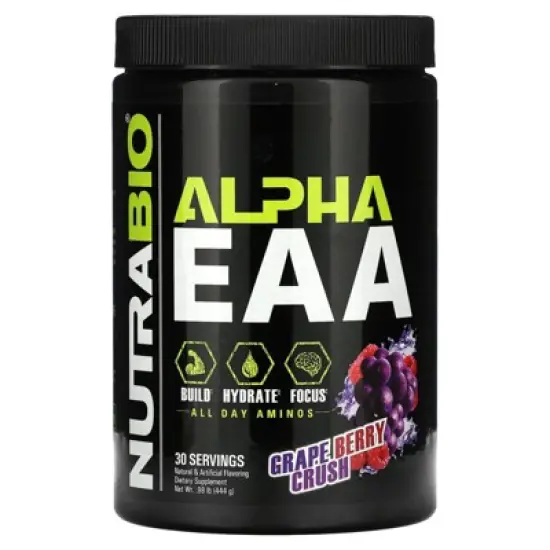 NutraBio Alpha EAA, Grape Berry Crush, 0.98 lb (444 g) image {4}