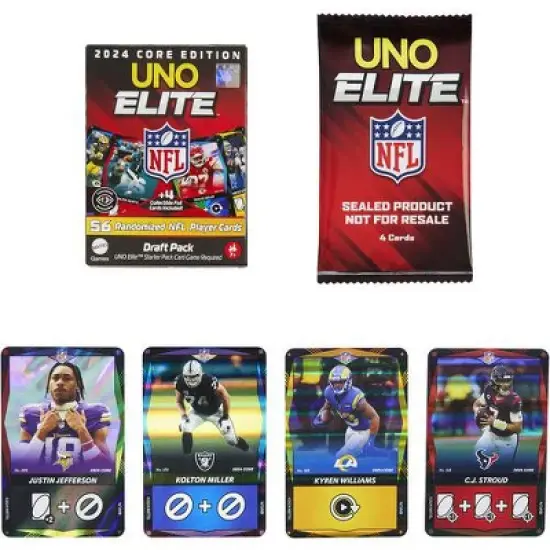 Mattel - Mattel Games - UNO: Elite NFL 2024 Core Edition Draft Pack image {8}