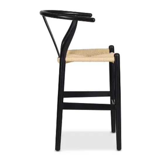 Jameson Weave Counter Height Barstool - Poly & Bark image {2}