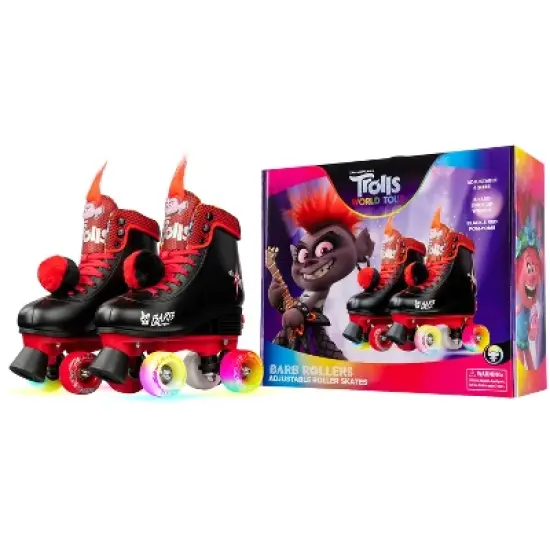 Crazy Skates Trolls Size Adjustable Roller Skates - Barb From The Trolls World Tour Movie image {5}