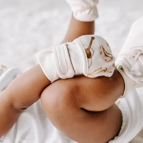 Goumikids Viscose Made from Bamboo + Organic Cotton Stay-On Mitts image {5}