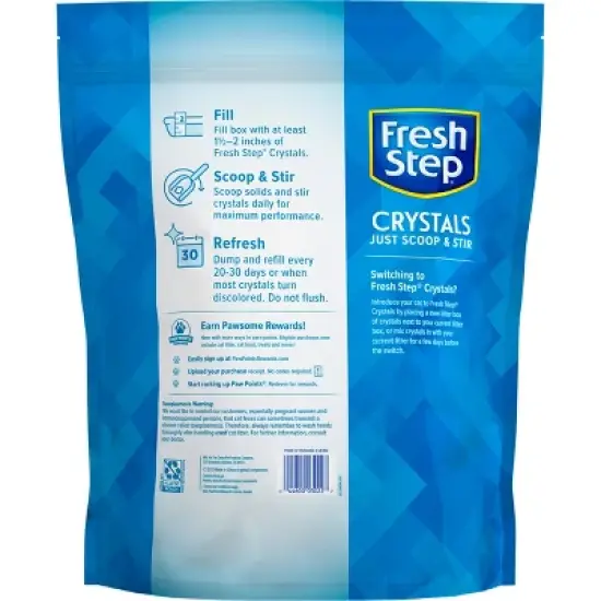 Fresh Step Crystals Premium Scented Cat Litter - 8lb image {3}