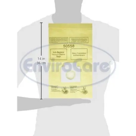EnviroCare Replacement Vacuum Bags Designed to Fit Kenmore Canister Type C or Q 50555, 50558, 50557 and Panasonic Type C-5 18 pack image {2}